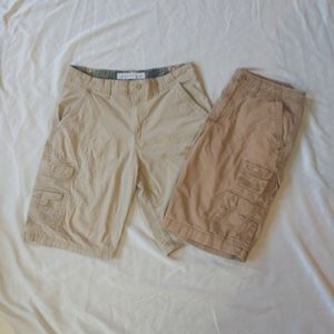 Khaki Shorts Two Pair Bundle Size 32